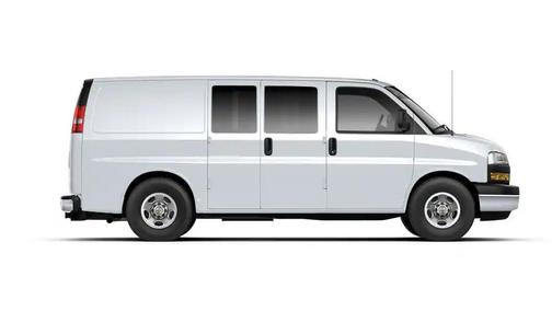 White 2026 Chevrolet Express 3500 3500 Regular Wheelbase, WT, RWD