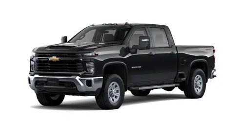 Black 2026 Chevrolet Silverado 3500 Crew Cab, Standard Bed, WT, 4WD