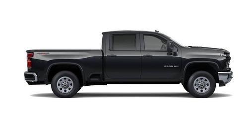 Black 2026 Chevrolet Silverado 2500 Crew Cab, Standard Bed, WT, 4WD