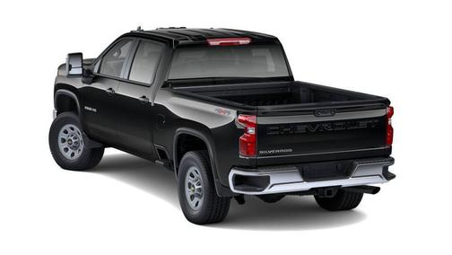 Black 2026 Chevrolet Silverado 2500 Crew Cab, Standard Bed, WT, 4WD