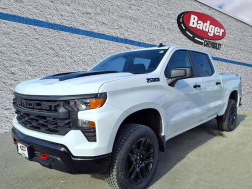 White 2026 Chevrolet Silverado 1500 Custom Trail Boss