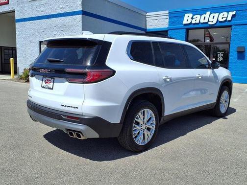 White 2025 GMC Acadia FWD Elevation