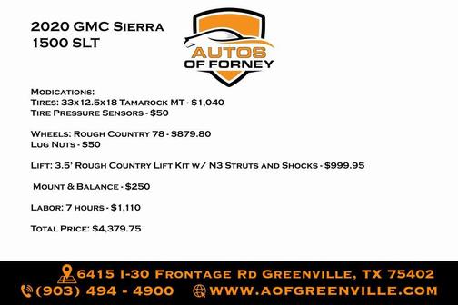 2020 GMC Sierra 1500 SLT