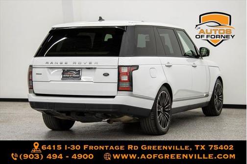 2016 Land Rover Range Rover 5.0L Supercharged Autobiography