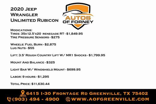 2020 Jeep Wrangler Unlimited Rubicon