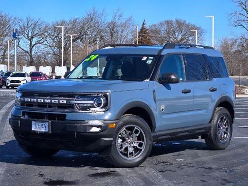 AZURE GRAY METALLIC TRI-COA 2024 Ford Bronco Sport BIG BEND SUV