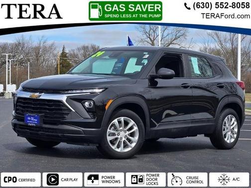Mosaic Black Metallic 2024 Chevrolet Trailblazer LS