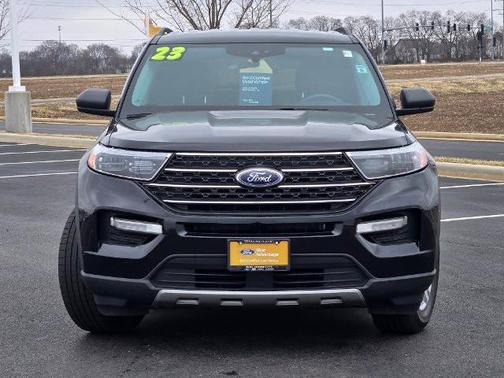 AGATE BLACK METALLIC 2023 Ford Explorer XLT
