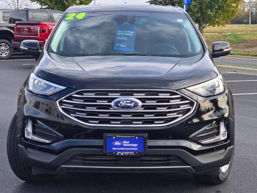 AGATE BLACK METALLIC 2024 Ford Edge TITANIUM