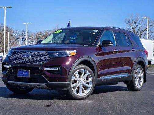 JEWEL RED MET TINTED CC 2023 Ford Explorer PLATINUM