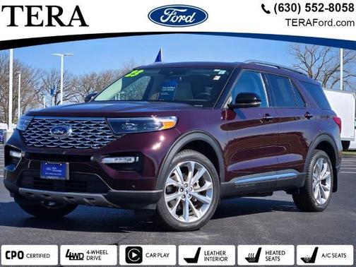 JEWEL RED MET TINTED CC 2023 Ford Explorer PLATINUM