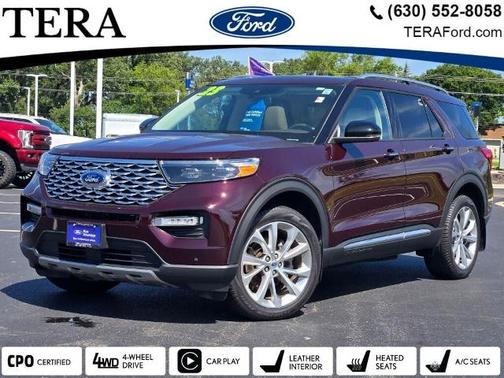 JEWEL RED MET TINTED CC 2023 Ford Explorer PLATINUM