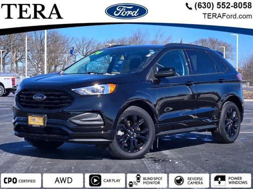 AGATE BLACK METALLIC 2024 Ford Edge SE