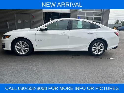 Summit White 2021 Chevrolet Malibu LT W/1LT