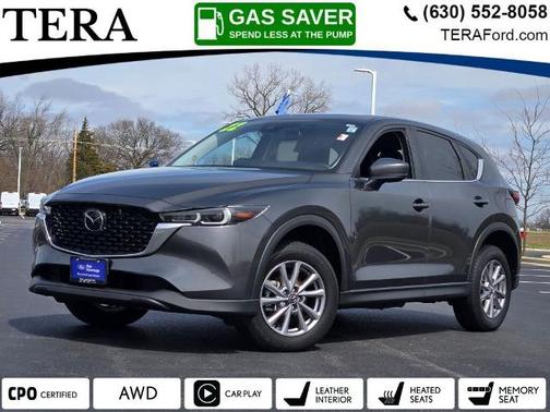 MACHINE GRAY METALLIC 2022 Mazda CX-5 2.5 S PREFERRED