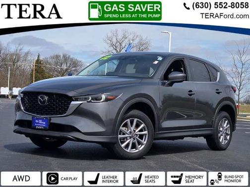 MACHINE GRAY METALLIC 2022 Mazda CX-5 2.5 S PREFERRED