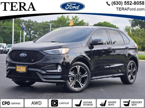 AGATE BLACK METALLIC 2022 Ford Edge ST