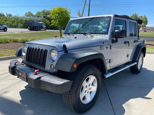 Silver 2016 Jeep Wrangler Unlimited Sport