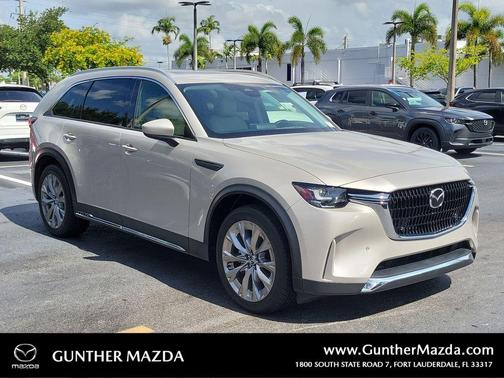 Platinum Quartz Metallic 2024 Mazda CX-90 Premium