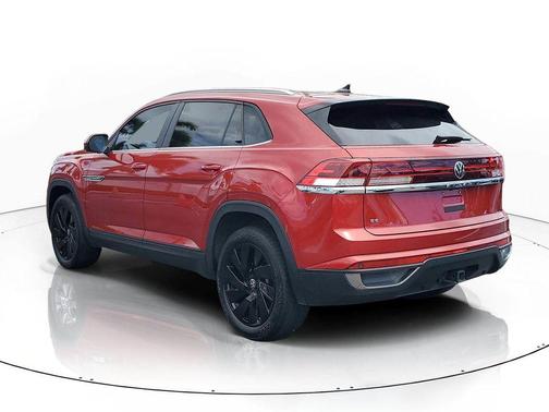 Aurora Red Metallic 2024 Volkswagen Atlas Cross Sport 2.0T SE w/Technology
