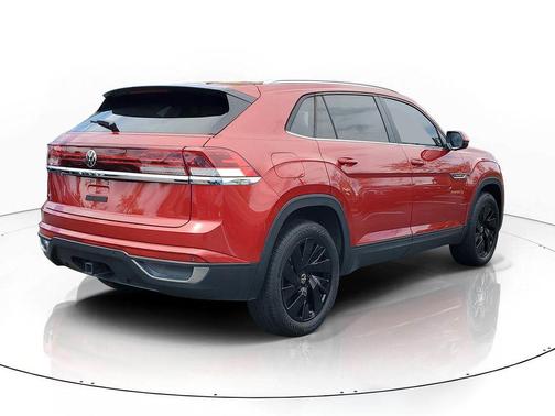 Aurora Red Metallic 2024 Volkswagen Atlas Cross Sport 2.0T SE w/Technology