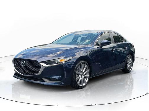 Deep Crystal Blue Mica 2021 Mazda Mazda3 FWD w/Select Package
