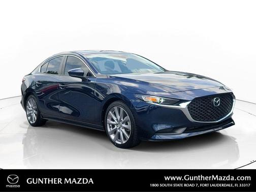 Deep Crystal Blue Mica 2021 Mazda Mazda3 FWD w/Select Package