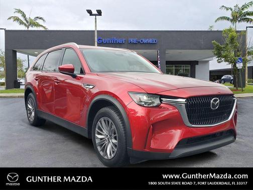 Soul Red Crystal Metallic 2024 Mazda CX-90 PHEV Preferred