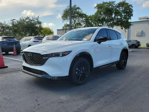 Rhodium White Metallic 2024 Mazda CX-5 Carbon Edition