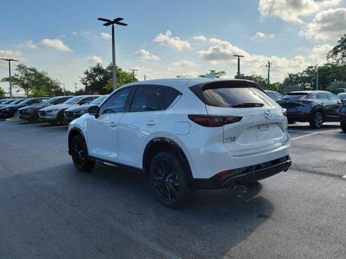 Rhodium White Metallic 2024 Mazda CX-5 Carbon Edition