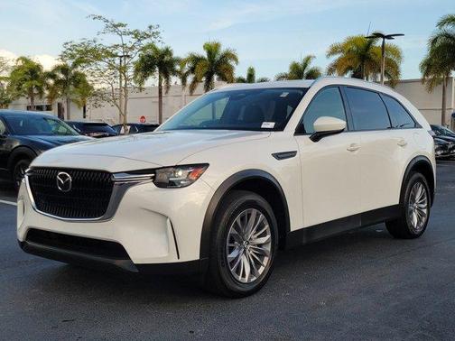 Rhodium White Metallic 2024 Mazda CX-90 Preferred