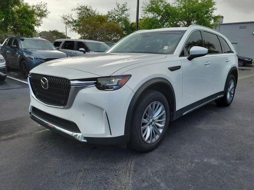 Rhodium White Metallic 2024 Mazda CX-90 Premium