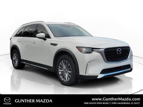 Rhodium White Metallic 2024 Mazda CX-90 Premium