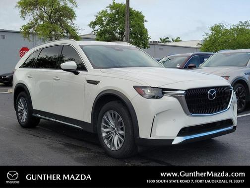 Rhodium White Metallic 2024 Mazda CX-90 Premium