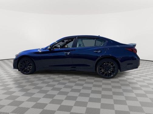 Grand Blue 2021 INFINITI Q50 3.0t Red Sport 400