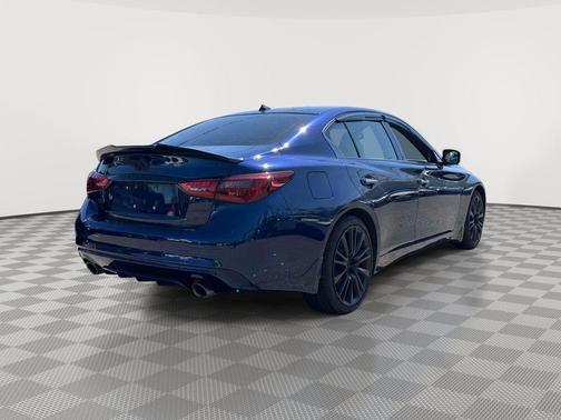 Grand Blue 2021 INFINITI Q50 3.0t Red Sport 400