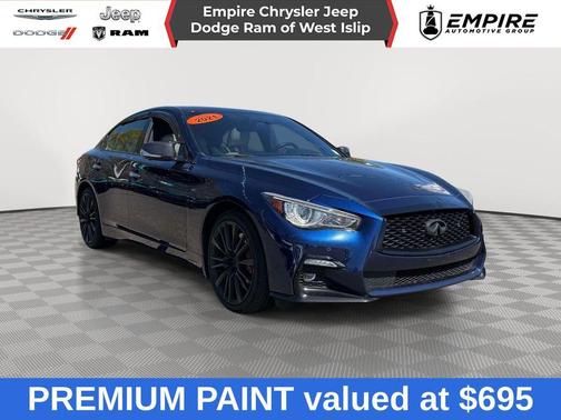 Grand Blue 2021 INFINITI Q50 3.0t Red Sport 400