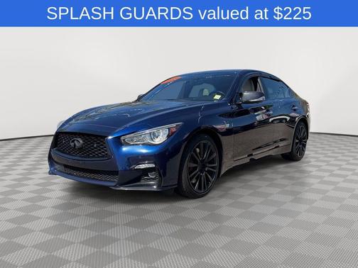 Grand Blue 2021 INFINITI Q50 3.0t Red Sport 400