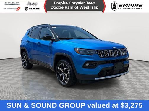 Hydro Blue Pearlcoat 2025 Jeep Compass Limited