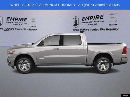 Billet Silver Metallic Clearcoat 2025 RAM 1500 Big Horn/Lone Star