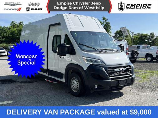 Bright White Clearcoat 2024 RAM ProMaster 3500 Delivery Van BEV Super High Roof