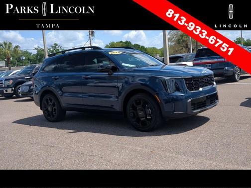 Midnight Lake Blue 2024 Kia Sorento SX