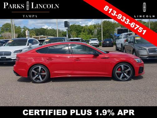 Tango Red Metallic 2022 Audi A5 Sportback 45 S Line Premium Plus