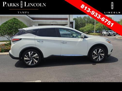 Pearl White 2018 Nissan Murano Platinum