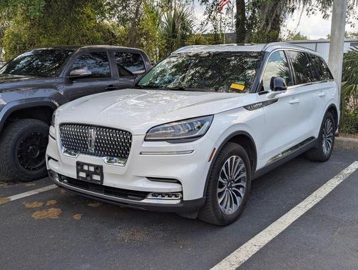 Pristine White 2021 Lincoln Aviator Reserve AWD