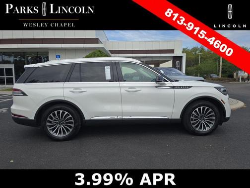 Pristine White 2021 Lincoln Aviator Reserve AWD