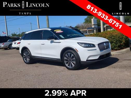PRISTINE WHITE MET 3C 2022 Lincoln Corsair Reserve