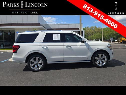 Star White Metallic Tri-Coat 2023 Ford Expedition Platinum