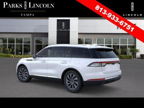 Pristine White Metallic Tri-Coat 2026 Lincoln Aviator Premiere