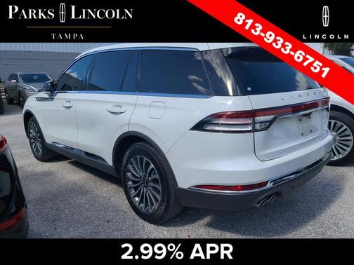 PRISTINE WHITE MET 3C 2022 Lincoln Aviator Reserve AWD